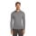 Icebreaker Unterwäsche Langarmshirt Half-Zip 200 Oasis LS - Merinowolle, enganliegend - grau Herren